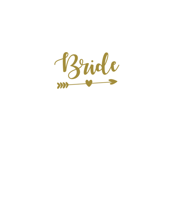 Bride model alb pe tricou