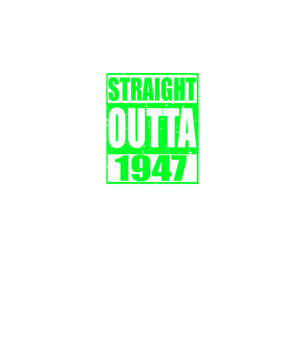 Straight Outta - 1947 model negru pe tricou