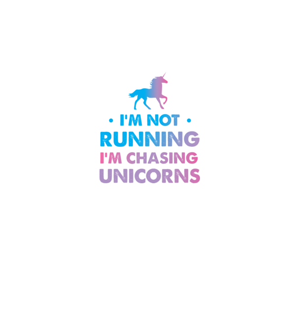 Unicorn Alergare model alb pe tricou