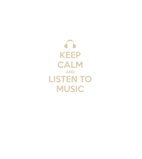 keep calm and listen to music model negru pe tricou