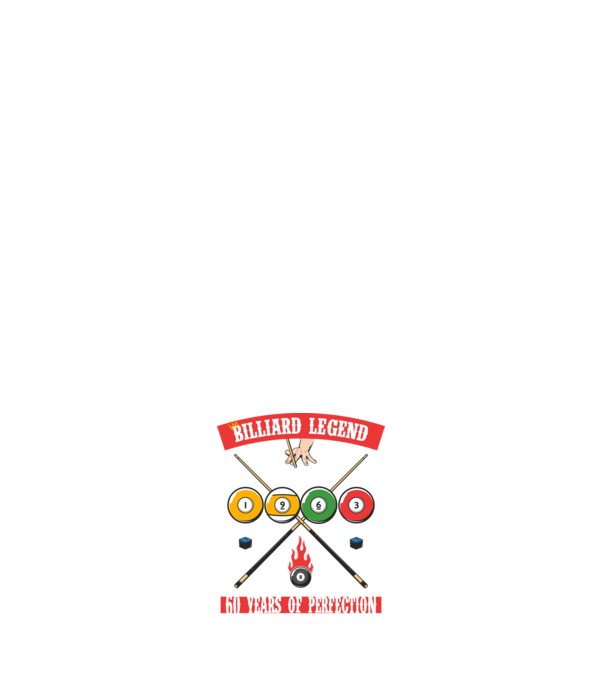 Billiard legend born in 1963 model negru pe tricou