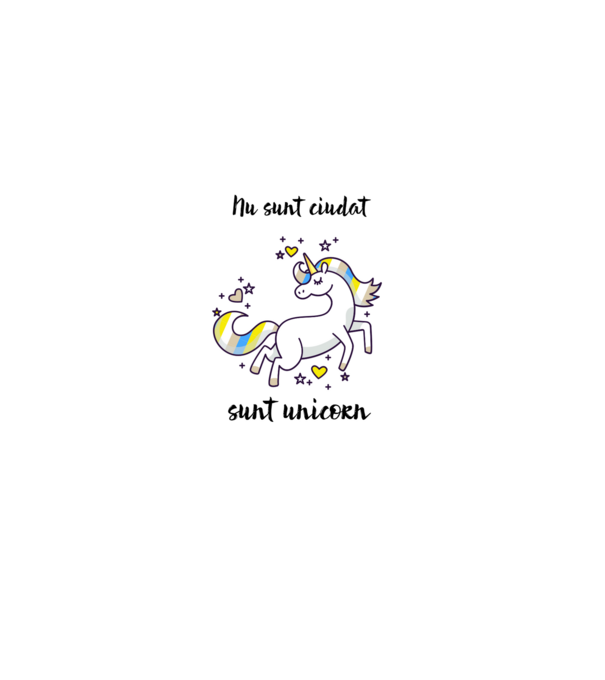 Nu sunt ciudat - sunt unicorn model gri pe tricou