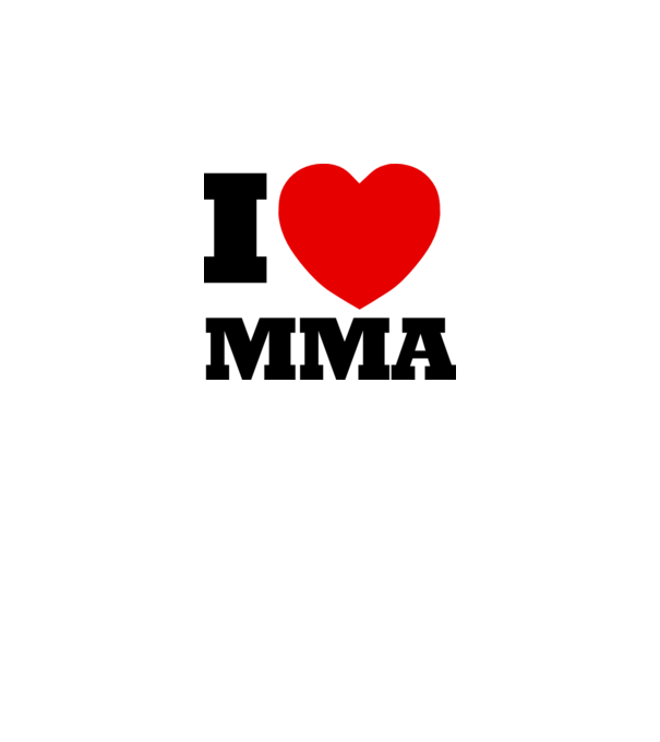 MMA LOVE model galben neon pe tricou