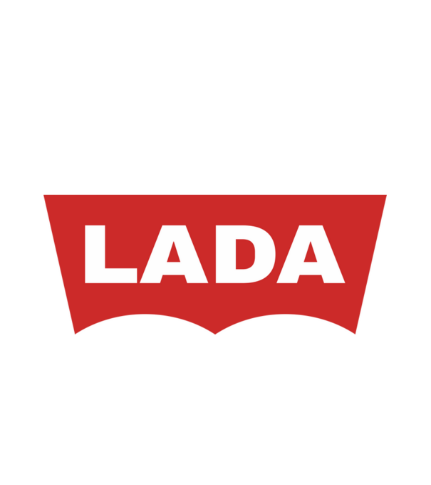 Lada Levis model alb pe tricou