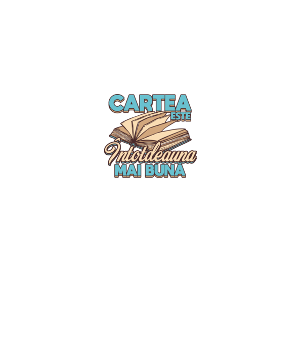 Cartea este ÎNTOTDEAUNA mai bună D7556260-01 model gri pe tricou