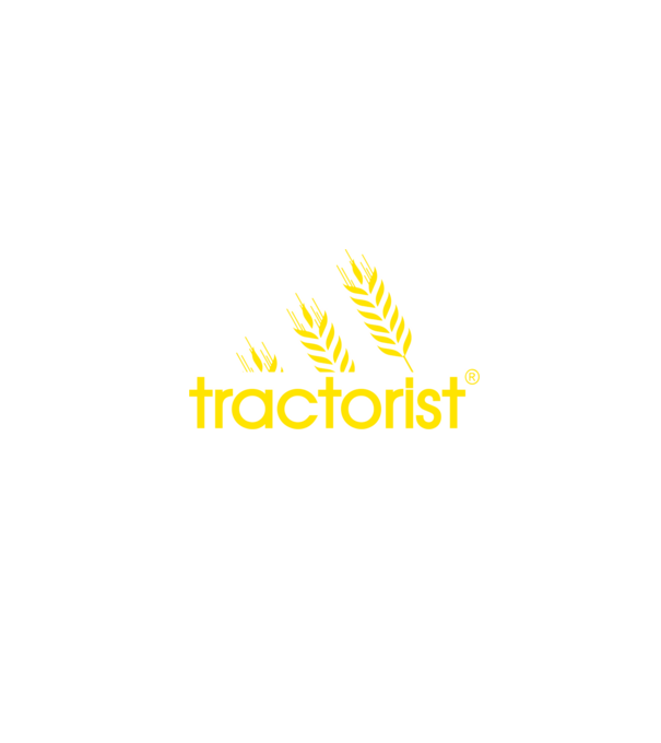 tractorist model negru pe tricou