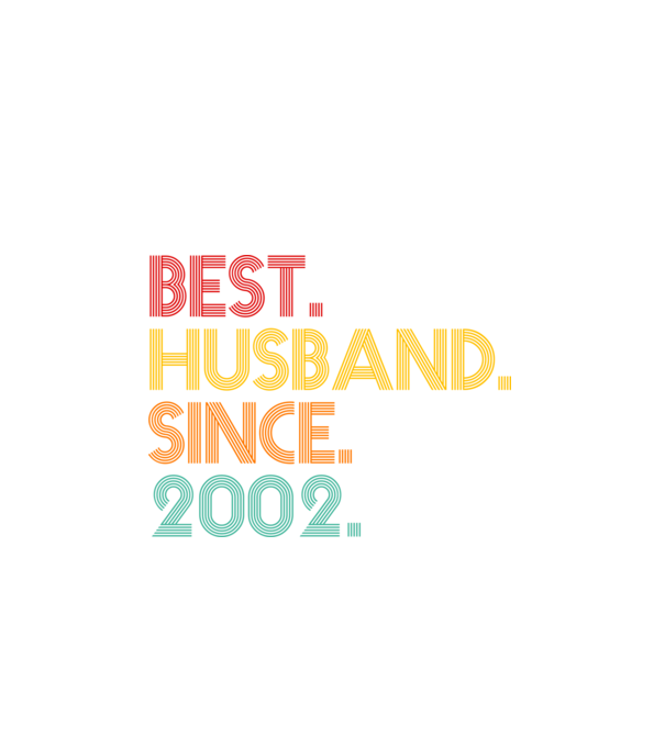 best husband since 2002 retro model negru pe tricou