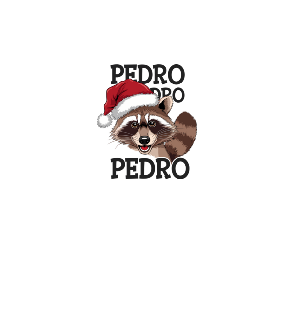 Pedro pedro xmas model alb pe tricou