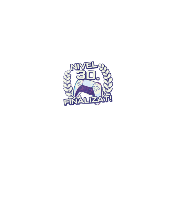 Nivel 30 finalizat! model negru pe tricou
