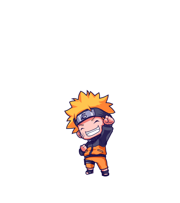 NARUTO model negru pe tricou