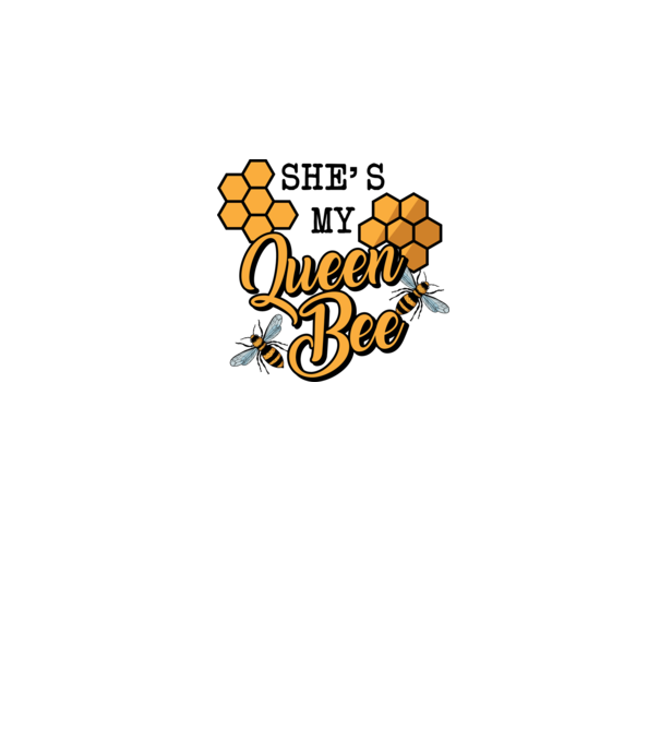 Queen Bee model roz pe tricou