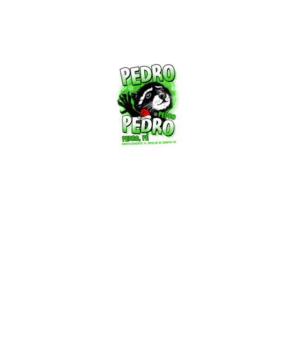Pedro pedro christmas model negru pe tricou