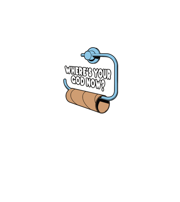 Where's your god now model negru pe tricou