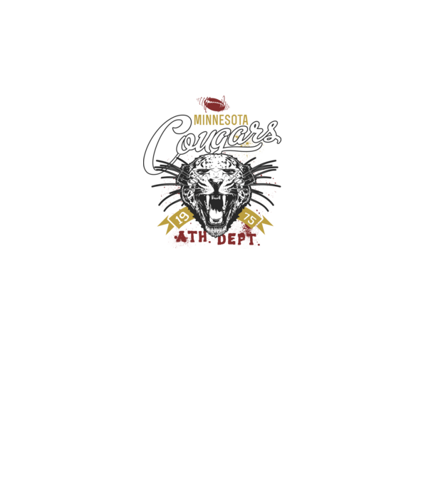 Minesota Cougars model turcoaz pe tricou