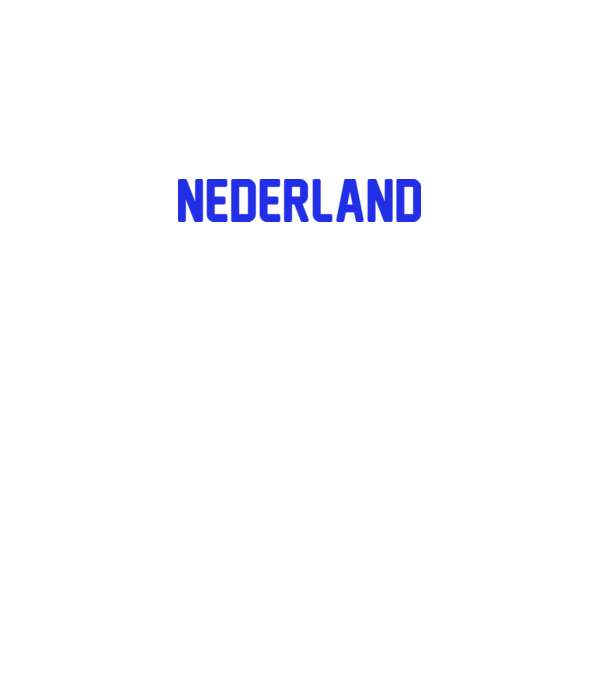 Nederland model alb pe tricou