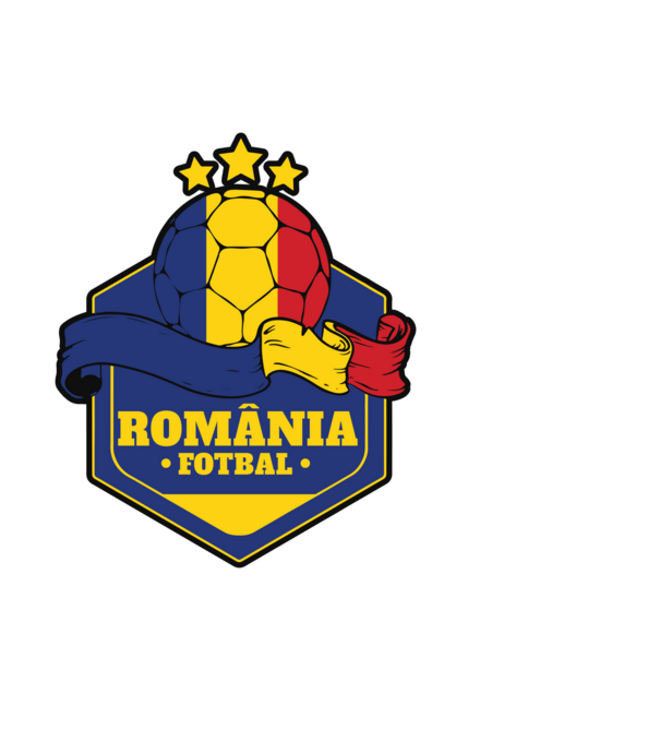 România Fotbal model negru pe tricou