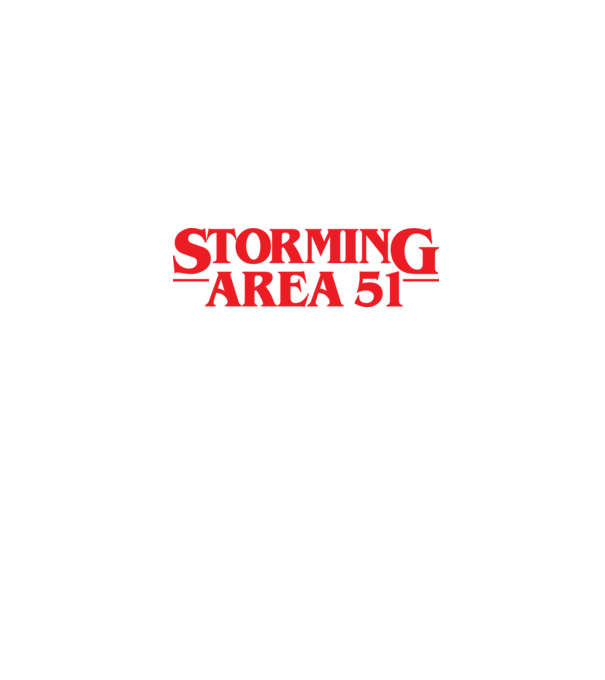 storming area 51 things model negru pe tricou