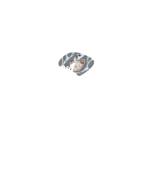 what does the sloth say model negru pe tricou