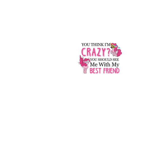 Crazy Friend Unicorn model galben neon pe tricou