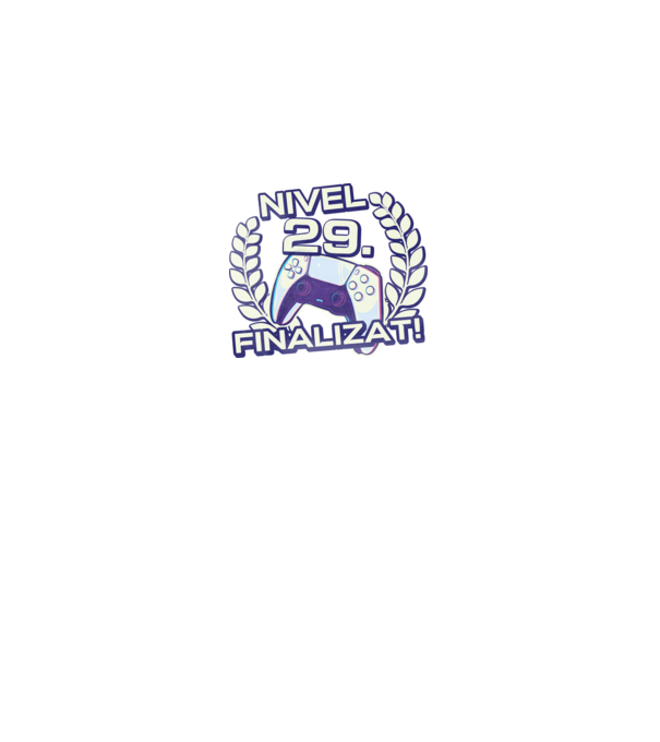 Nivel 29 finalizat! model negru pe tricou