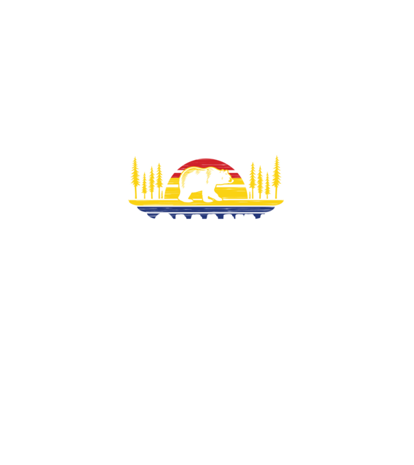Land of Bears model negru pe tricou