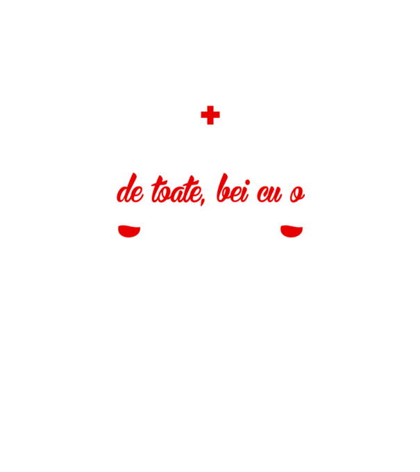 Siguranța înainte de toate, bei cu o asistentă medicală model negru pe tricou
