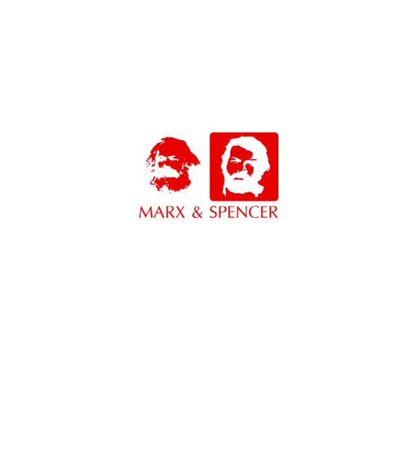 MARX and Spencer model negru pe tricou
