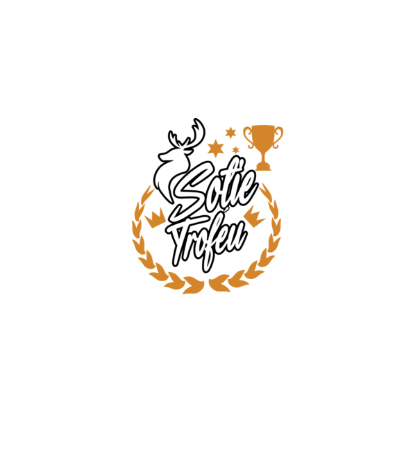 Soție trofeu model negru pe tricou