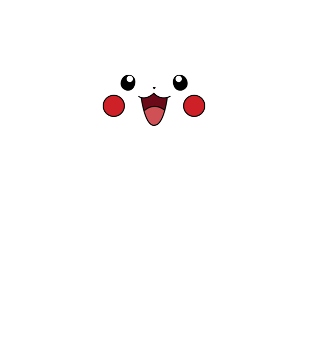 Pikachu model gri pe tricou