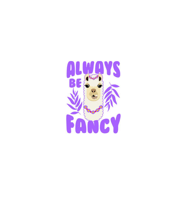 Always be fancy model negru pe tricou