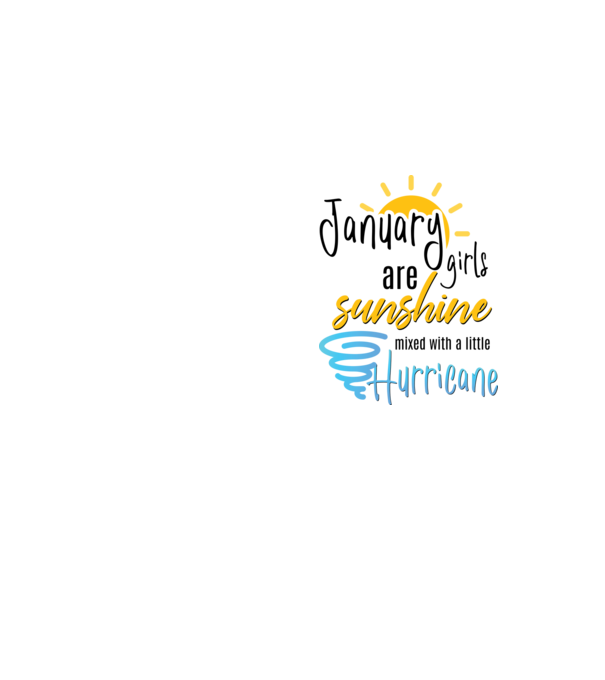 January Girls are Sunshine mixed with a little Hurricane model galben neon pe tricou