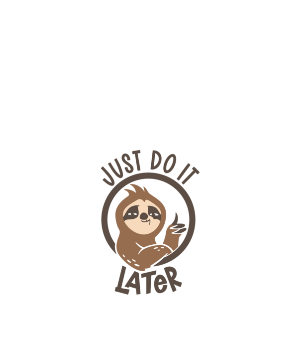 Just do it model alb pe tricou
