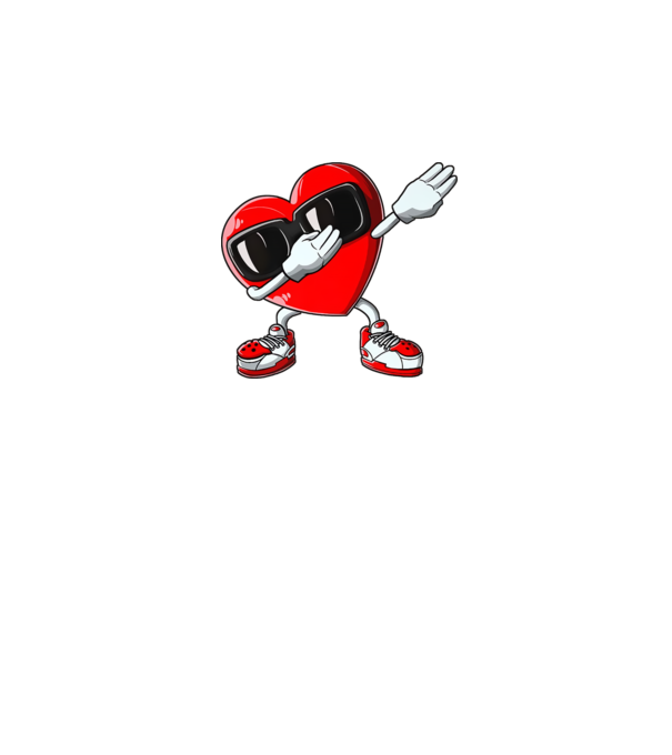 Dab inima model negru pe tricou