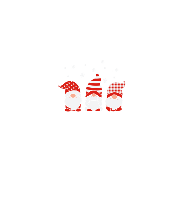 Xmas gnomes model negru pe tricou