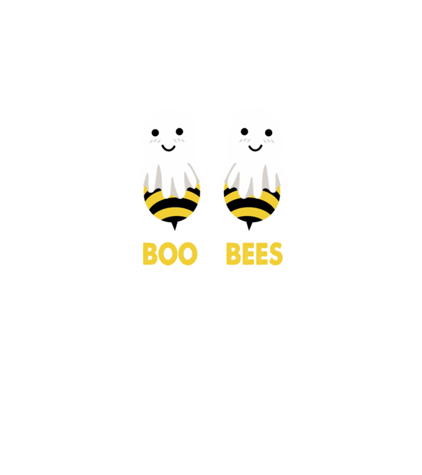 Boo bees model negru pe tricou