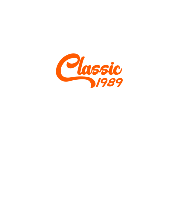 Classic 1989 model negru pe tricou