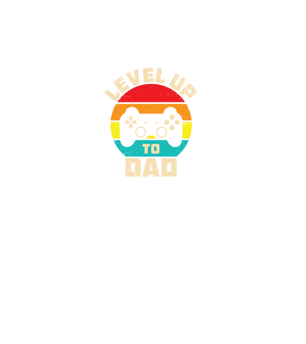 Level Up Dad model turcoaz pe tricou