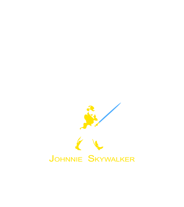 Johnnie Skywalker model negru pe tricou