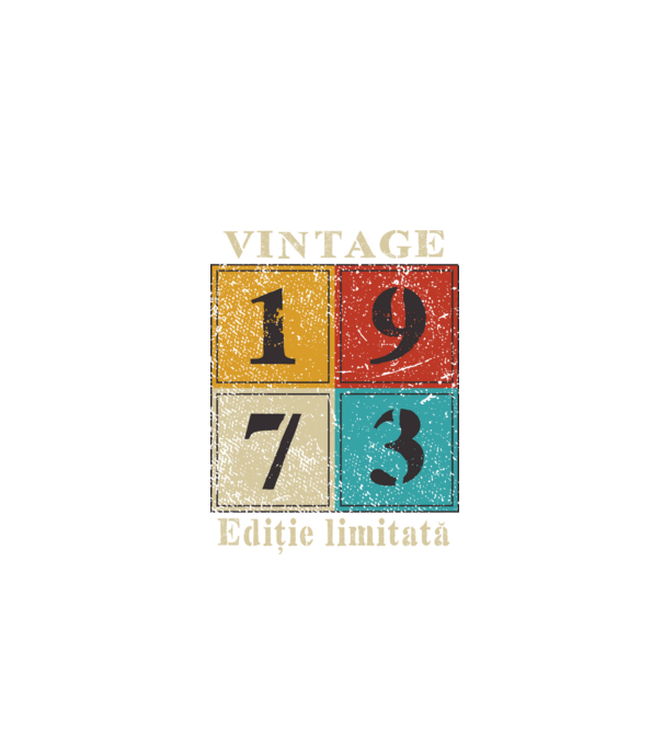 1973 - Ediție limitată model negru pe tricou