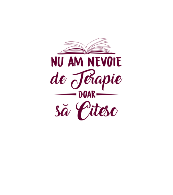 nu am nevoie de terapie, doar să citesc model galben neon pe tricou