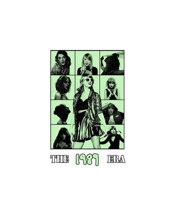 Taylor Swift ERAS green model alb pe tricou