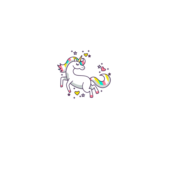 Unicorn Spark model gri pe tricou
