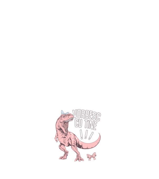 Vorbesc cu tine! #mamasaurus model albastru închis pe tricou