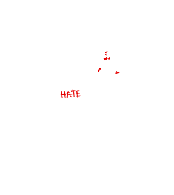 Zombies Hate Fast Food model negru pe tricou