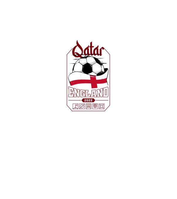 Qatar teams England model negru pe tricou