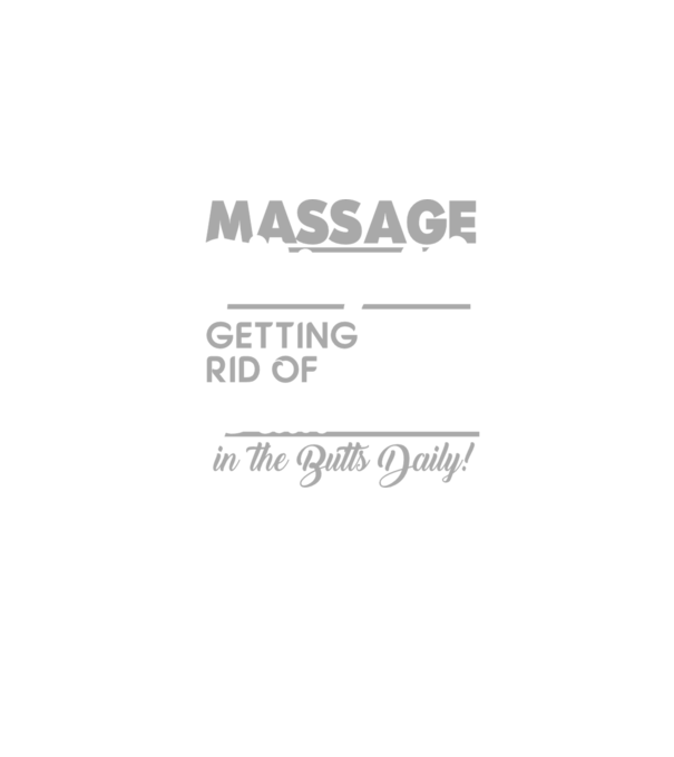 Massage pain model negru pe tricou