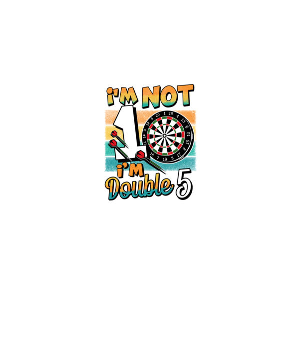 Darts Birthday 10 years old model negru pe tricou