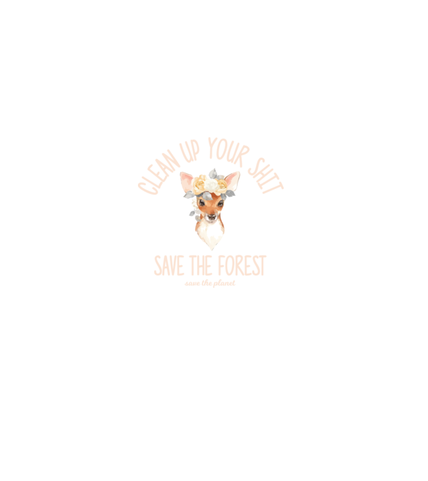 Clean up your shit model negru pe tricou