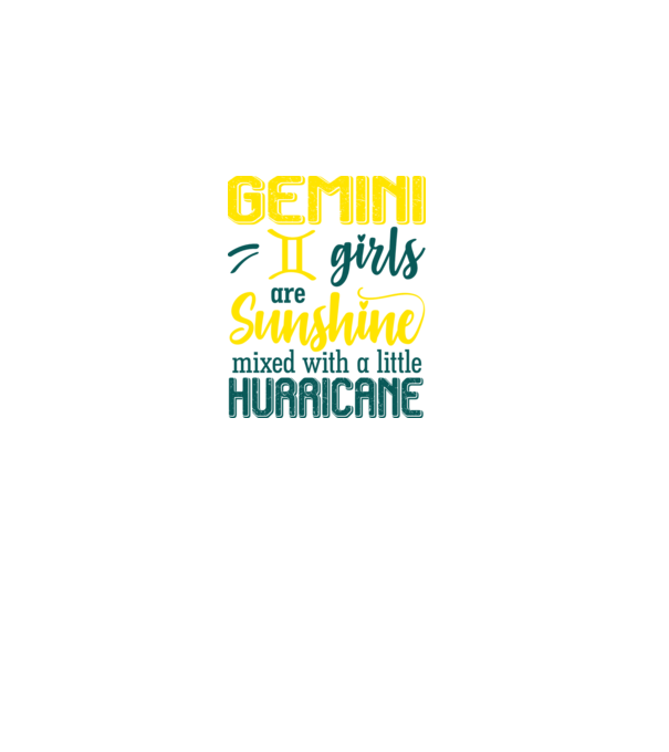 Sunshine with Hurricane GEMINI model negru pe tricou