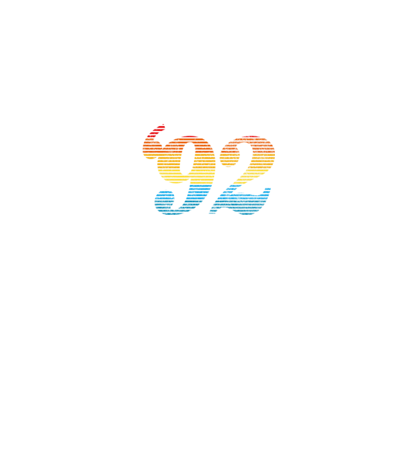 Retro Birthday 1992 model gri pe tricou